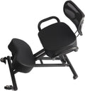 Steel Leather Kneeling Chair with Adjustable Height and Angle, Suitable for Most People, Release Muscle Pressure in Neck and Shoulders