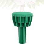 Cemetery Vase Rubber Inserts, Silicone Secure Flowers Holder for Headstone 2 Packs, Green