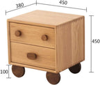 Bedside Tables Nordic Solid Wood Children's Bedside Table Cartoon Shelf Boy and Girl Bedside Cabinet Simple Bedroom Storage Cabinet Coffee Table