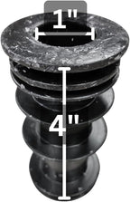 Cramco Replacement 2-3/8" (2.375") Plastic Insert Bushing for Caster Dining Chairs (Set of 2)