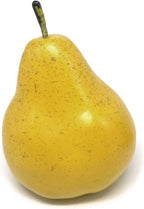 6pcs Fake Pears Artificial Fruits Vivid Yellow Pear for Home Fruit Shop Supermarket Desk Office Restaurant Decorations Or Props (Yellow)