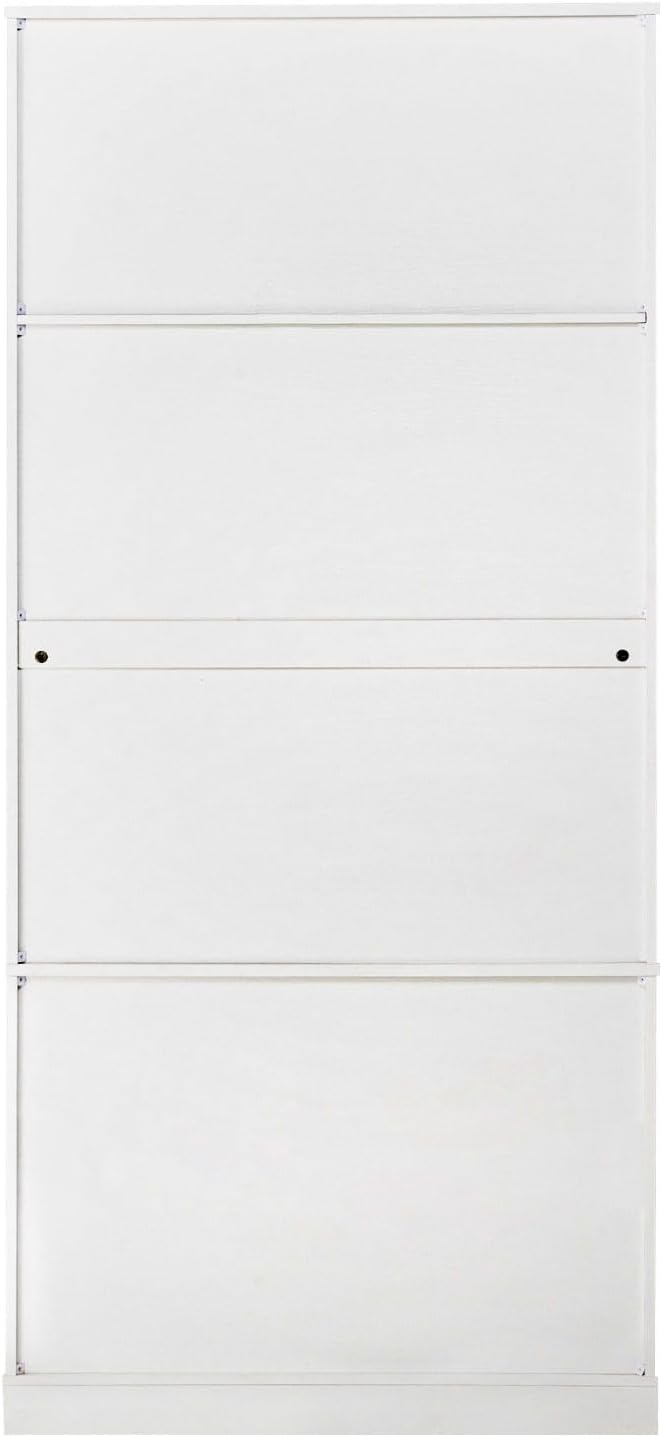 72" Fluted Kitchen Pantry Cabinet, Modern Storage Organizer with 2 Spacious Drawers & 8-Door Spice Racks, Freestanding MDF Cabinet for Kitchen, Bathroom