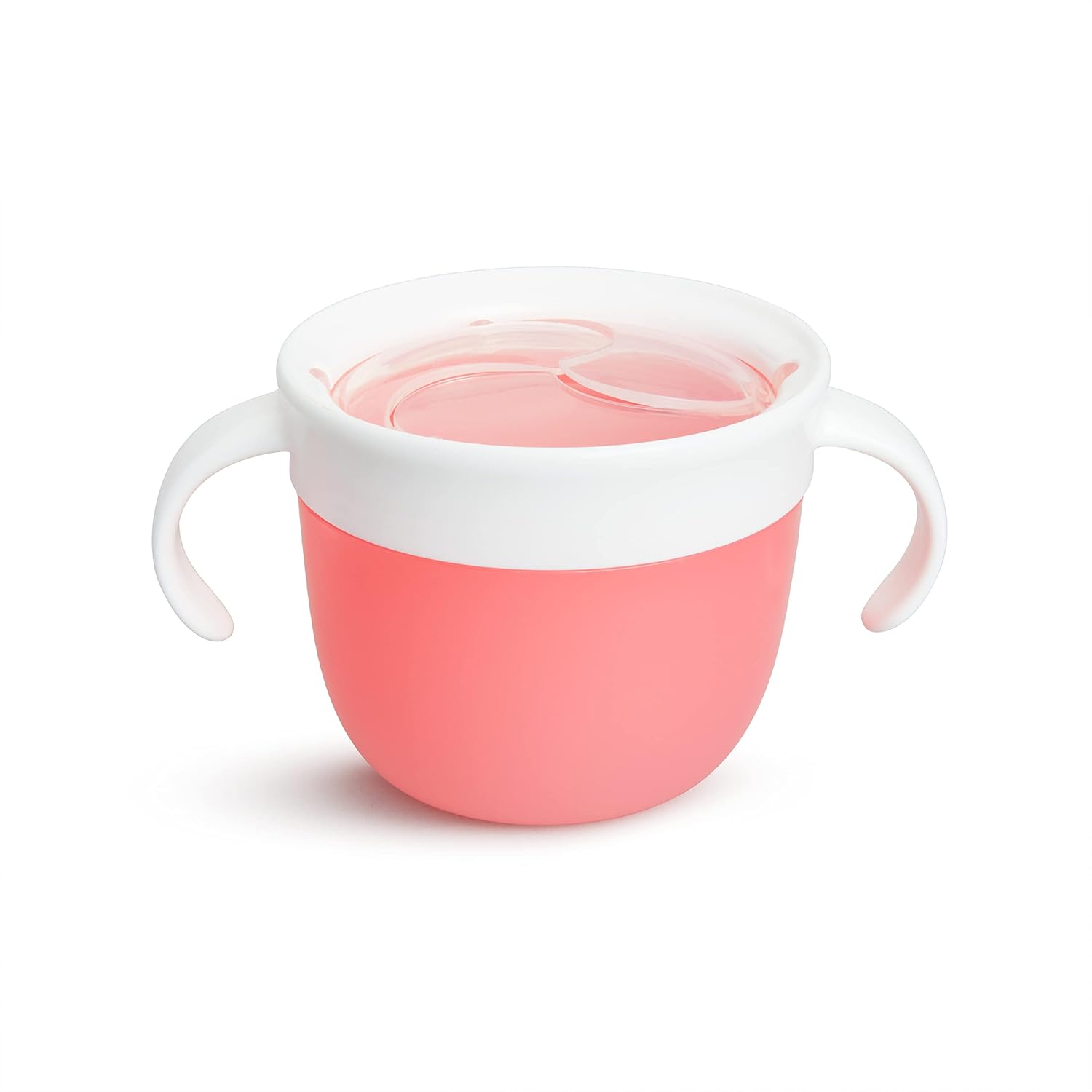 Munchkin® SnackTM Catcher Toddler Snack Cups, 2 Pack, Pink/Purple and Munchkin® SnackTM Catcher Toddler Snack Cups, (Pack of 2) ,Blue/Green