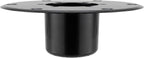 Russell Products MA-1112B Pedestal Table Base, Flush Mount - Black