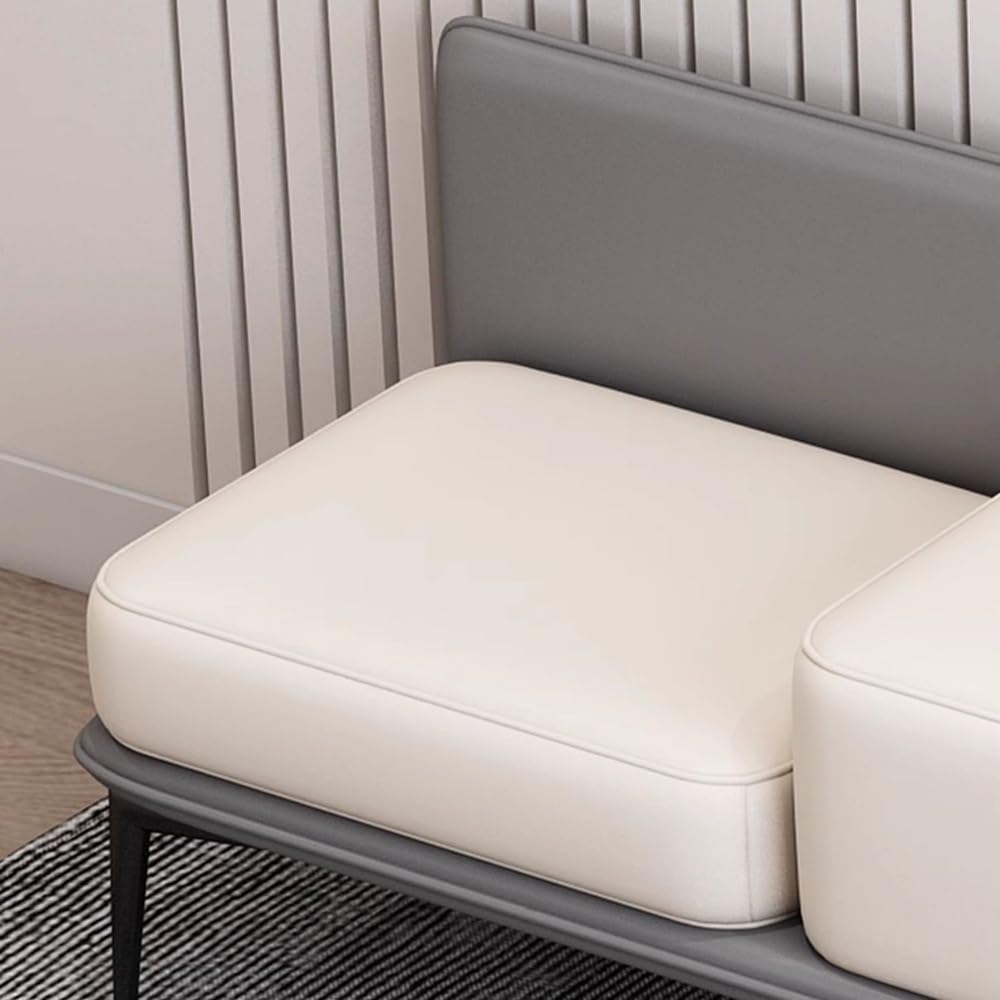 Modern Bed End Stool Simple Modern Bedside Bench Bedroom Creative Entrance Shoe Long Sofa Entryway(Brown)