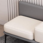 Modern Bed End Stool Simple Modern Bedside Bench Bedroom Creative Entrance Shoe Long Sofa Entryway(Brown)