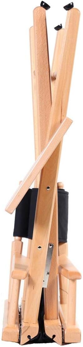 Filmcraft Professional Grade Studio Director's Chairs (30" Bar Height, Natural Finish, Red Canvas)
