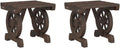 vidaXL Garden Footrest 2 Pieces Solid Wood Fir, 3207134