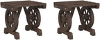 vidaXL Garden Footrest 2 Pieces Solid Wood Fir, 3207134