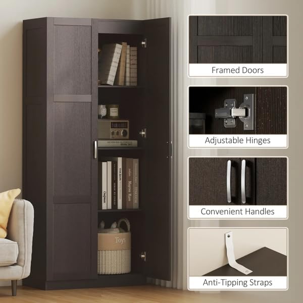 Bookcase Cabinet/Storage Cabinet/Kitchen Pantry Cabinet