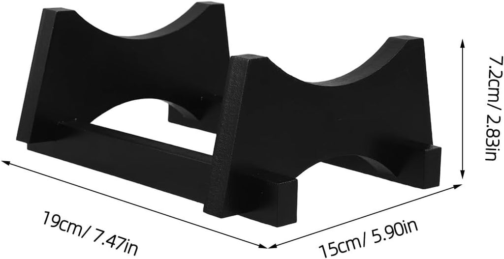 Oak Aging Barrel Stand: Countertop Cask Cradle for Aging Barrel Wine Sake Display - 1.5L Wine Dispenser Support Rack for Water Jug Containers Black