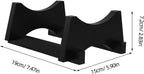 Oak Aging Barrel Stand: Countertop Cask Cradle for Aging Barrel Wine Sake Display - 1.5L Wine Dispenser Support Rack for Water Jug Containers Black