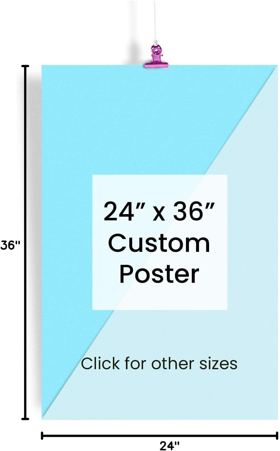 EzPosterPrints - Custom Poster Print - Upload Your Image/Photo - Personalized Photo Prints, Create Your Own Poster - Print Any Photos, Images - 24 X 36 inches
