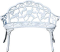 Patio Benches for Outdoors Outdoor Bench Lounge Bronze Cast Aluminum Furniture Decorative for Garden Patio Balcony Backyard Garden Benches for Outdoors