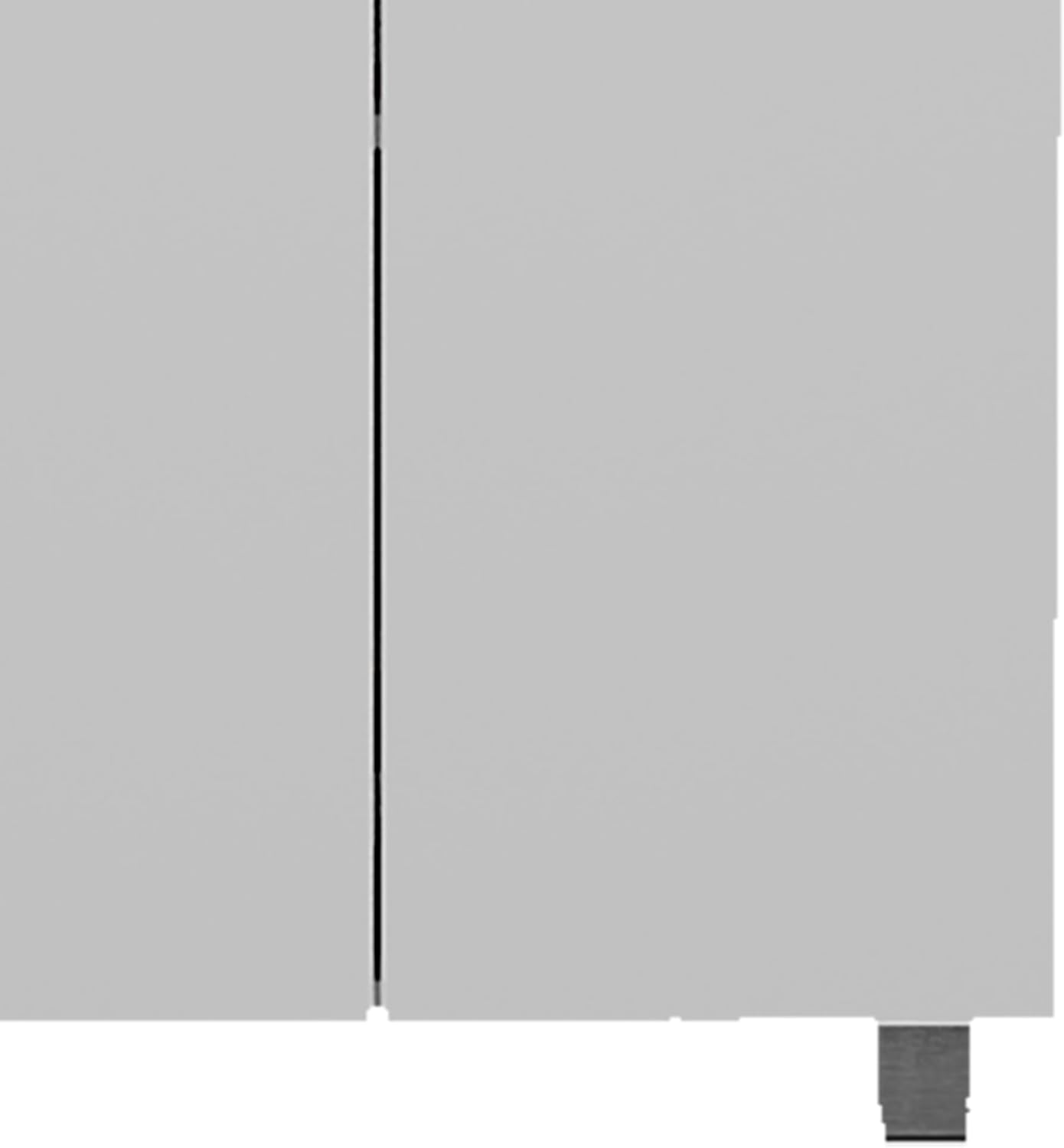 Pensacola Double Door Pantry Cabinet: 78" High Storage with 5 Shelves - White Modern Style Particle Board for Home Organization & Kitchen Storage
