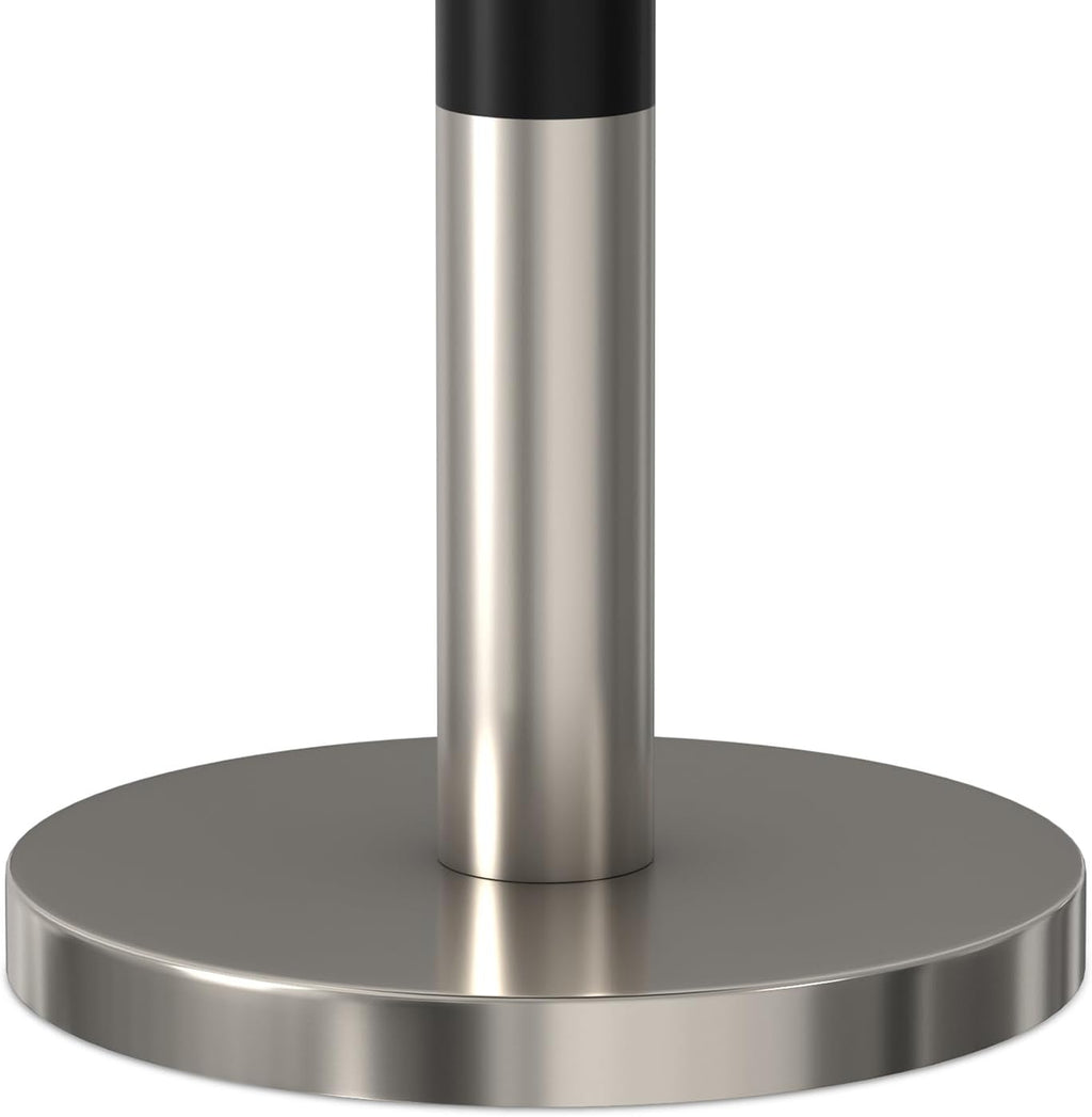 SIMPLIHOME Evans Side Table - 16 inch Wide Modern Metal Frame with Black Marble Top in C-Shape Design, Contemporary Slide-Under Accent Stand or End Table for Living Room, Bedroom, or Office