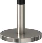 SIMPLIHOME Evans Side Table - 16 inch Wide Modern Metal Frame with Black Marble Top in C-Shape Design, Contemporary Slide-Under Accent Stand or End Table for Living Room, Bedroom, or Office