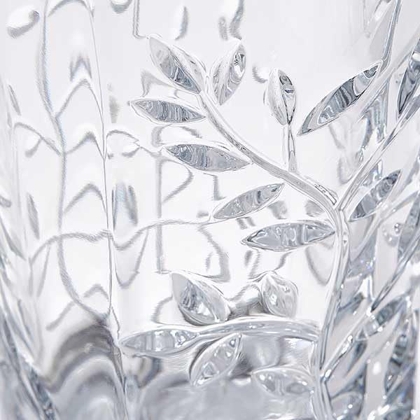 Things Remembered Vera Wang Engraved Crystal Leaf Vase