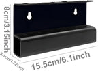 Rectangular Wall-Mounted 6-Hole Dart Holder Stand - Presentation Darts Rack for Display and Storage, Excellent Dart Board Accessories
