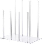 Stackable Boot Organizers Sturdy Acrylic Rack Stores 4 Pair of Shoes with Space Efficiency Space Saving Boot Organizers Shelf