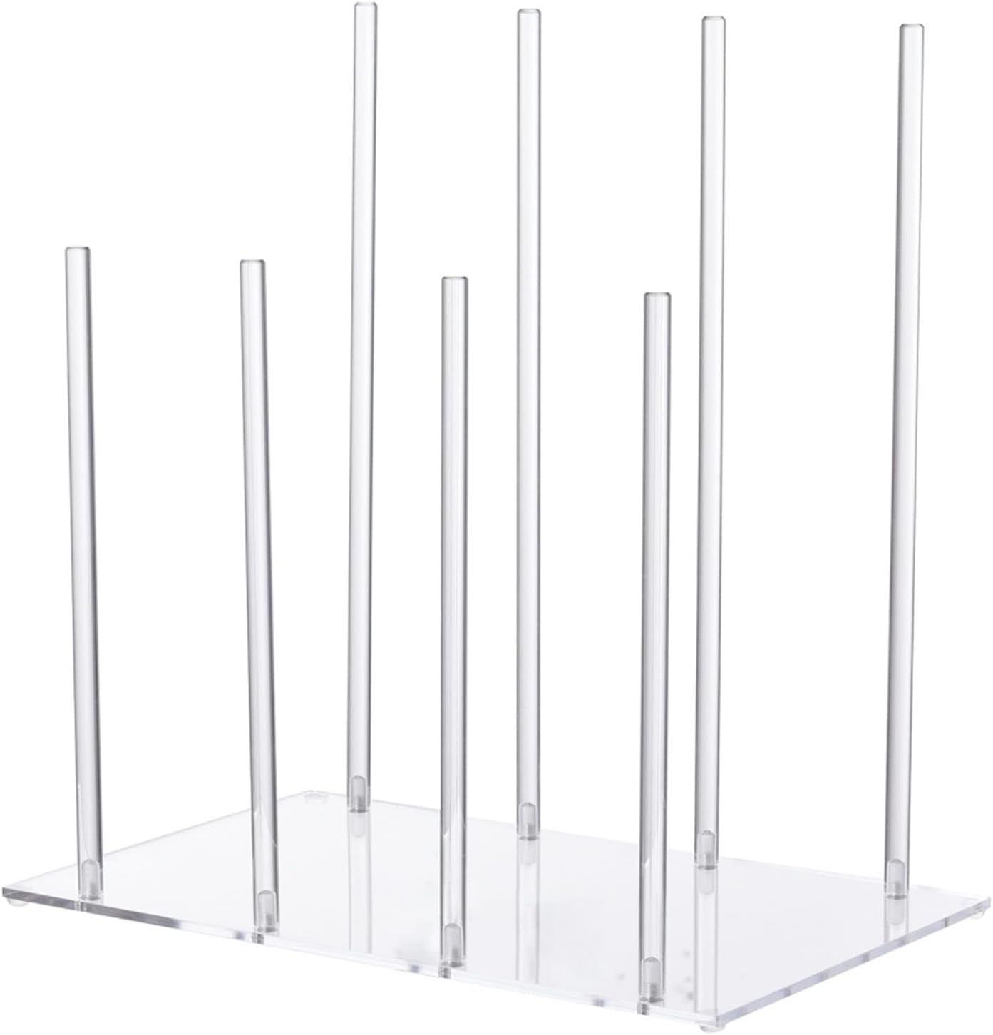 Stackable Boot Organizers Sturdy Acrylic Rack Stores 4 Pair of Shoes with Space Efficiency Space Saving Boot Organizers Shelf