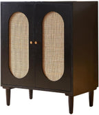 Entryway Cabinet Wooden Sideboard for Home Dining Room Large Capacity Storage Double Door Cabinet Home Retro Storage Cabinet Sideboard Storage Cabinet