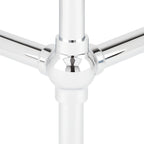 Signature Hardware 480504 Cierra 24-1/4" Vitreous China Console Bathroom Sink with 3 Faucet Holes at 8" Centers