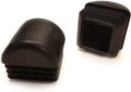 Universal Stack Chair Glides (100 Pack) - Non-Marring Square Help Protect Floors and Property - Easy to Install, Great for Replacements or Repairs - Heavy-duty Plastic Construction (7/8" OD Chair Leg)