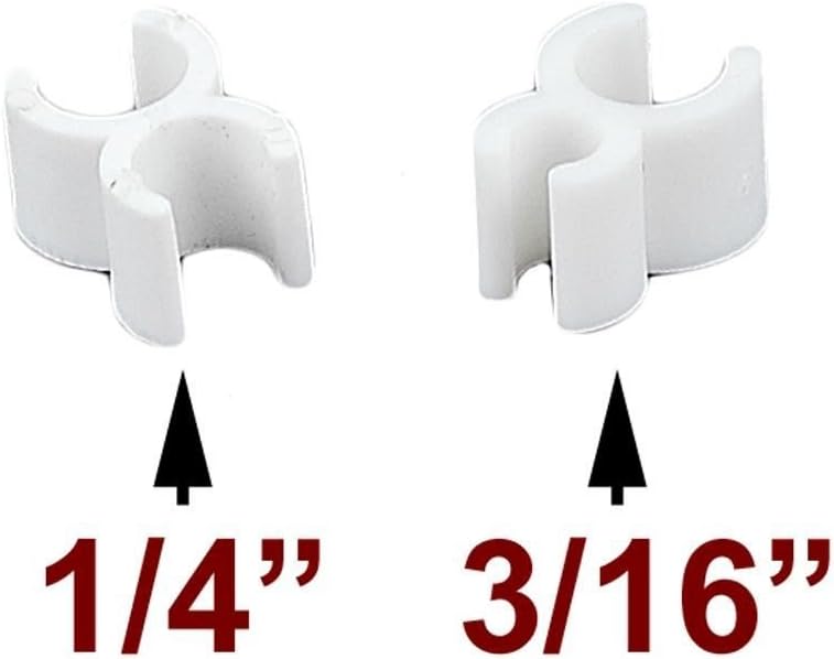 Novelty Lights WFC-3/16 Wire Frame Christmas Light Clip, 3/16", Made for Wire Frames to Hold Mini Lights, 1000 Pack