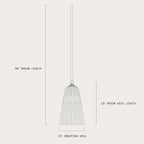 Corn Broom with Wood Handle Heavy Duty Indoor Outdoor Broom (1 1/4 Inch Handle)