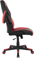 Realspace High-Back Gaming Chair, Red/Black