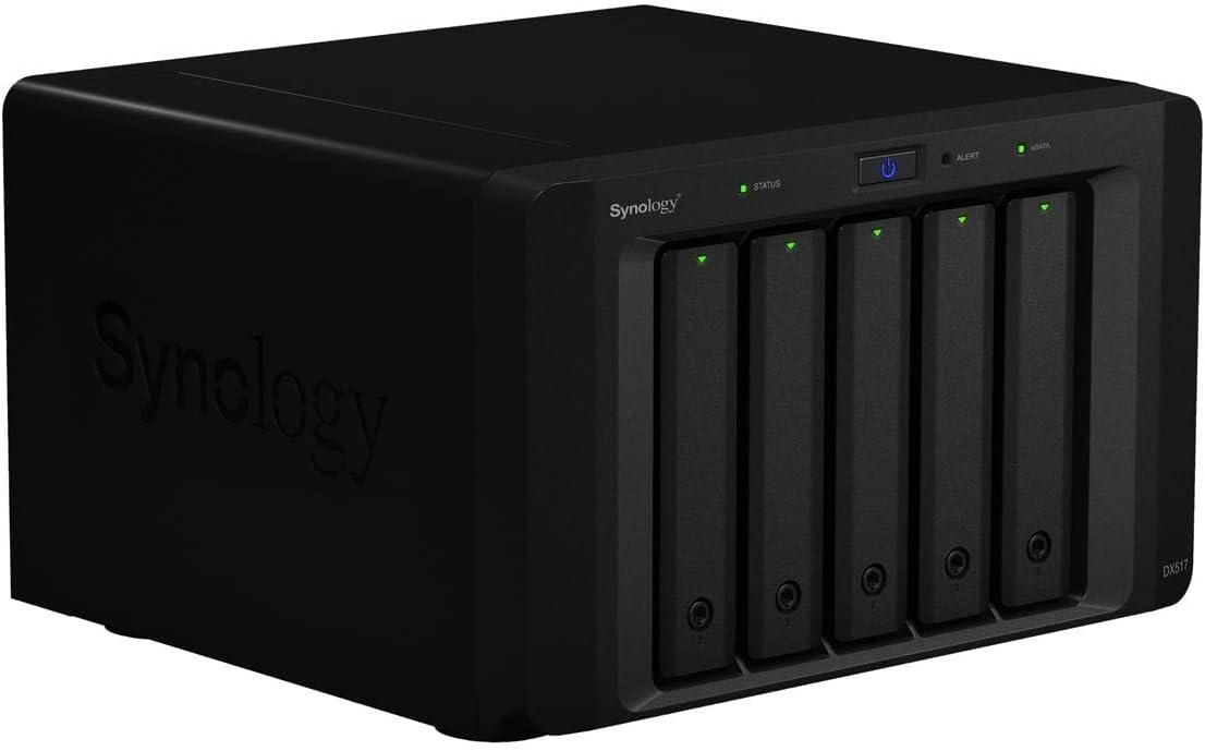 Synology 5bay Expansion Unit DX517 (Diskless) 157 mm x 248 mm x 233 mm