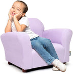 Plush Kids Chair with Soft Pillow – Durable Microsuede Upholstery, Padded Cushion, Wooden Frame, Easy to Clean, Ergonomic Design for Ages 2-5, Stylish & Cozy Chair for Playrooms & Bedrooms.