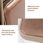 Adult Foldable Backless Yoga Chair with a Load Capacity of 300 kilograms. Yoga Auxiliary Chair with Lumbar Back Support Freed Back Pain Chair can Assist in Completing Yoga Movements.,Pink