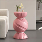 Candy Shape Side Table, Creative End Tables for Home, Simple Style Bedside Table, Small Accent Table Use in Bedroom, Living Room and Balcony