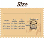 2-Tier Whiskey Barrel Table with Buckle, Solid Wood Barrel Side Table, Wine Barrel Decor for Bar, Home(Brown,21.7in)