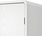 72" Tall Kitchen Pantry with Hidden Drawer, 8 Door Shelves & 3 Adjustable Shelves Farmhouse Cabinet, Versatile Cupboard for Kitchen, Dining & Bathroom (White)