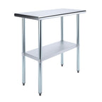 Commercial Stainless Steel Food Prep Work Table 18 x 30