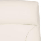 Amazon Basics Executive Desk Chair with Easy Assembly, Adjustable Height, 275lb Capacity, Oversized Cushion, 29.13"D x 25.2"W x 43.11"H, Ivory Bonded Leather