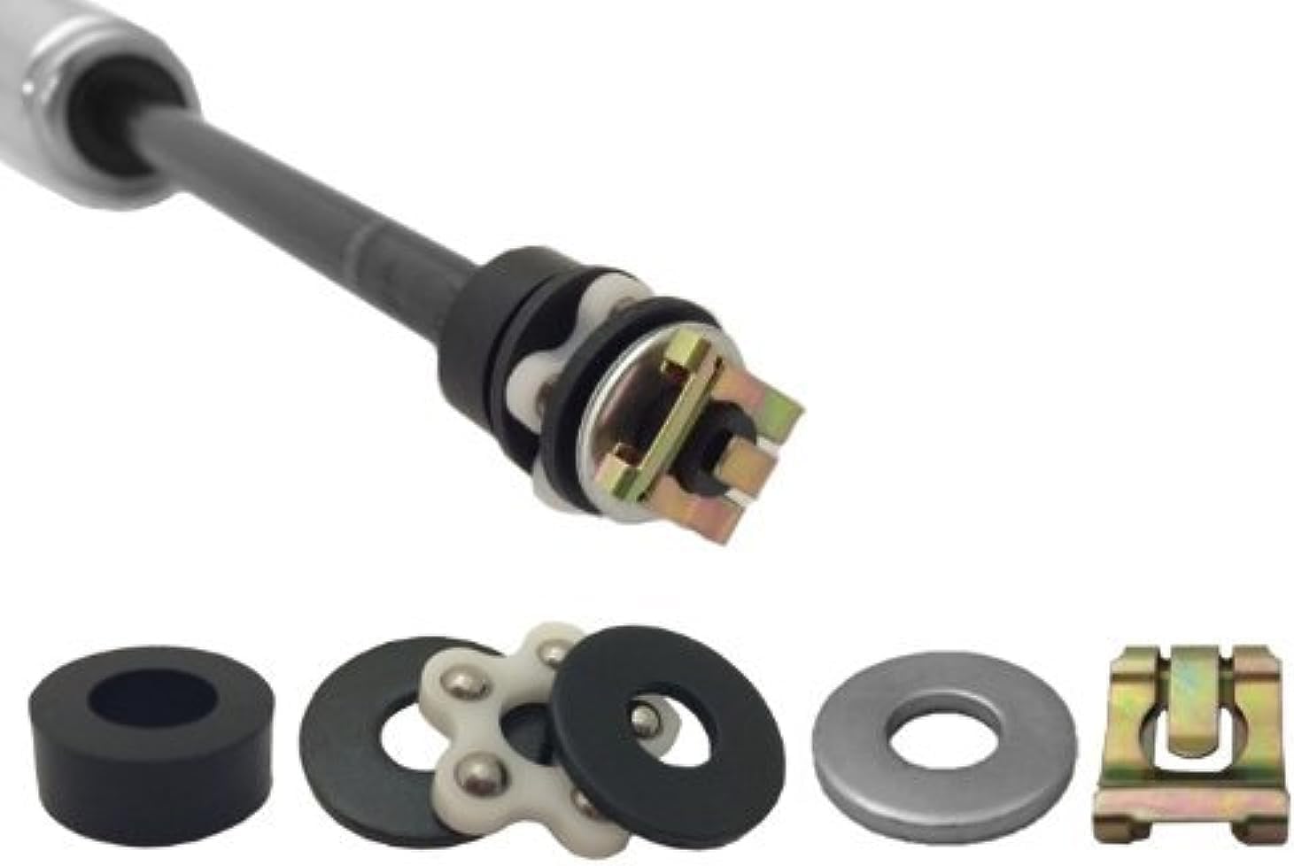 Replacement Hardware Repair Kit for Office Chair Gas Lift Cylinder - Includes Clip, washers, & Bearing - S4451-K