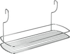 Metaltex Shelf Lonardo Medium 35x13x19 cm, Metal, Silver, 12.9 x 34.7 x 18.8 cm