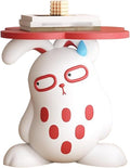 Fashionable Style Funny Rabbit Shape End Table, Living Room Creative Side Table, Floor-Standing Ornaments, Home Decoration(White)