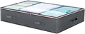 1 set of under bed storage bag, 90L under bed storage box, foldable under bed storage bag, used for blankets, towels, blankets, sweaters, pillows, gray