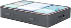 1 set of under bed storage bag, 90L under bed storage box, foldable under bed storage bag, used for blankets, towels, blankets, sweaters, pillows, gray
