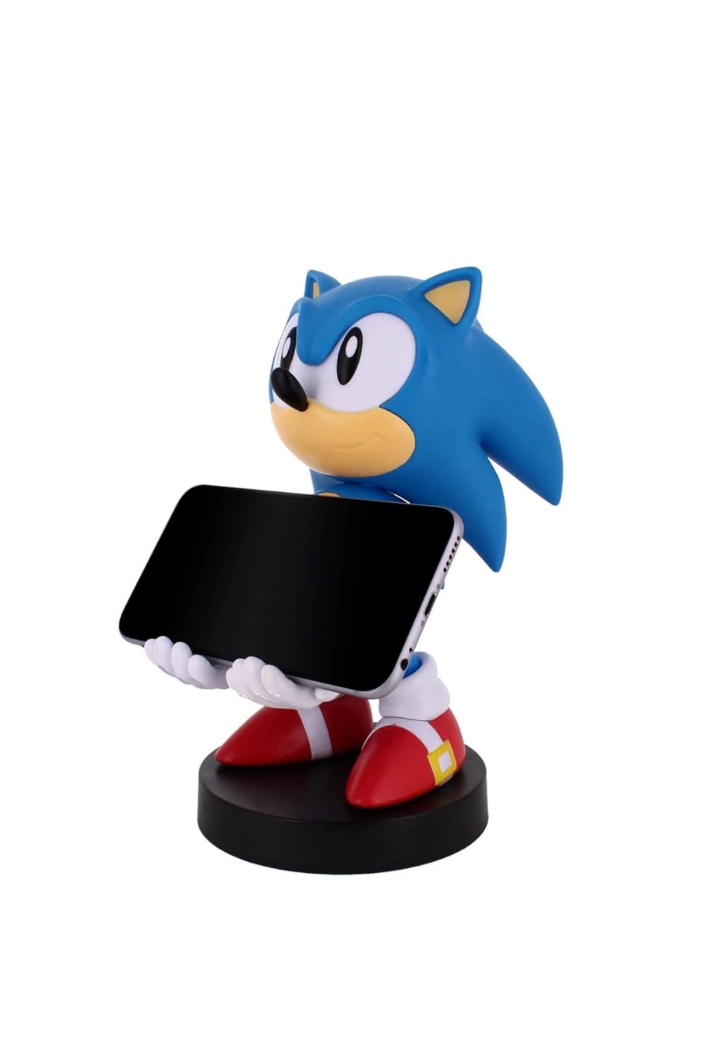 Exquisite Gaming Sonic Controller Holder, Phone Stand & Cable Guys Collectible Figure, 8 inch
