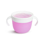 Munchkin® SnackTM Catcher Toddler Snack Cups, 2 Pack, Pink/Purple and Munchkin® SnackTM Catcher Toddler Snack Cups, (Pack of 2) ,Blue/Green