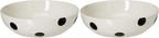 KATE SPADE Deco Dot Pasta Bowl, 1.45 LB, White (Pack of 2)