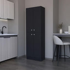 Mid-Century Retro Pantry Cabinet, Storage Cabinet for Kitchen Hallway Entryway,for Kitchen Home