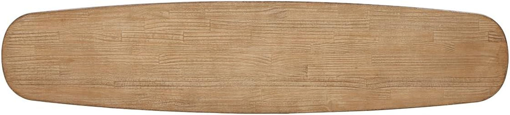 Jennifer Taylor Home Clarence 72" Reclaimed Wood Sculptural Console Table, Antique Natural Brown Reclaimed Pine Wood