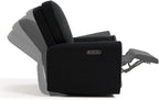 Storkcraft Amalfi Deluxe Power Recliner Swivel Glider – Premium Electronic Nursery Rocking Chair, Oeko-TEX 100 Certified, Includes Dual-USB Charging Port with USB-A & USB-C (Black Boucle)